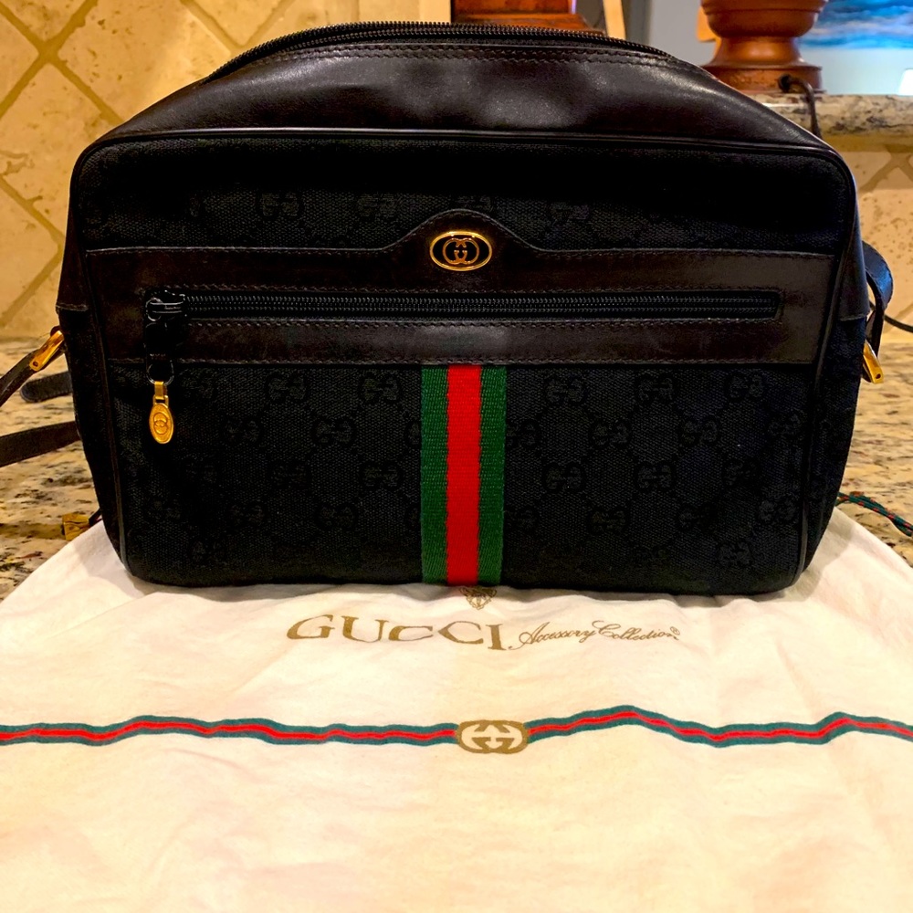 Vintage black Gucci Ophidia bag 1987